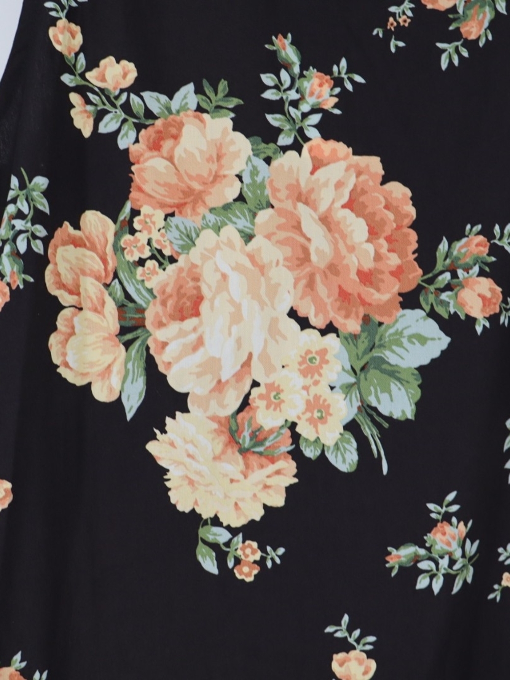 Sézane Solitta Dress Pila Print Black Floral Cotton Mini Dress Size 8 FR 40 - Picture 14 of 15
